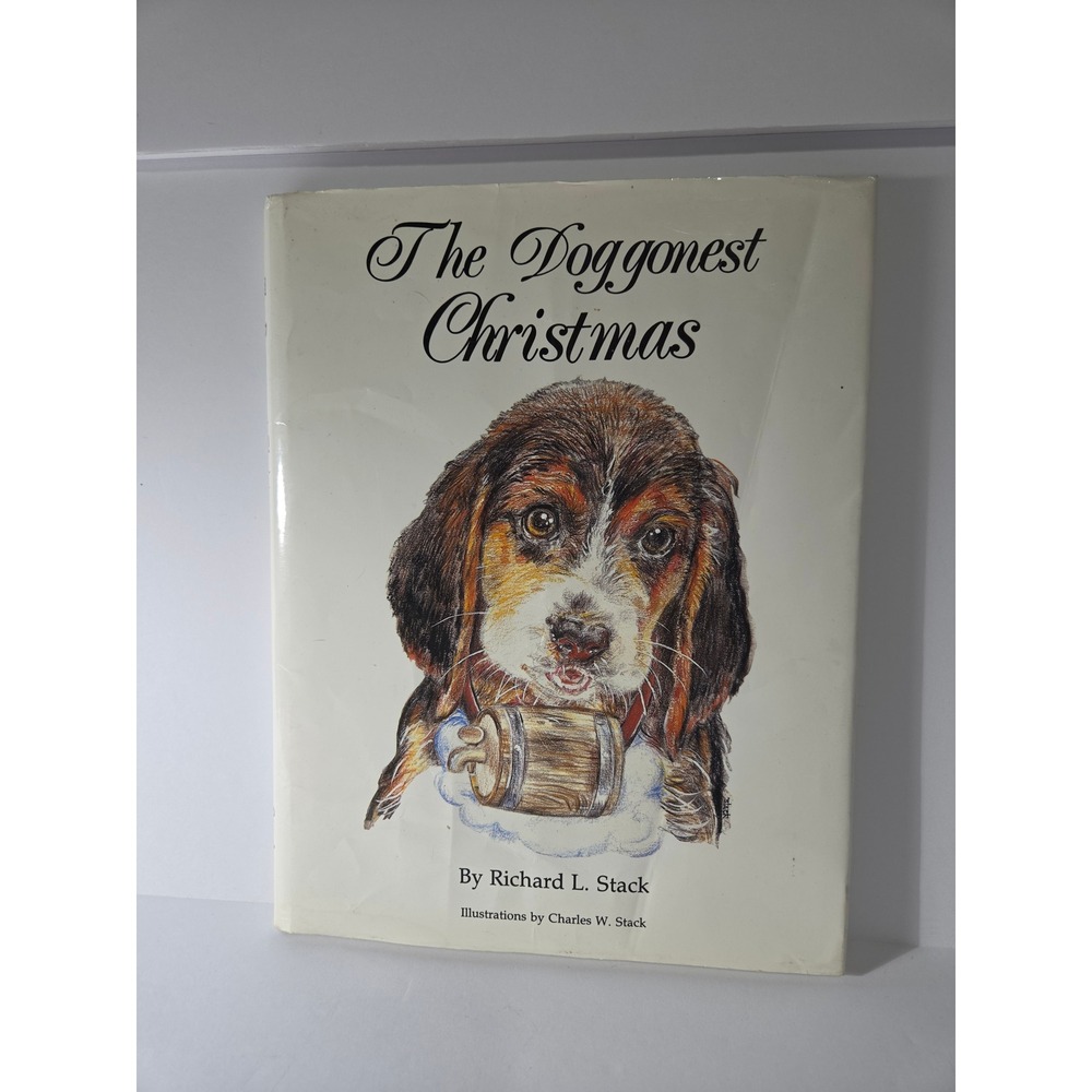 The Doggonest Christmas Richard‎ L Stack Hardcover Book Windmill Press 1994 ISBN